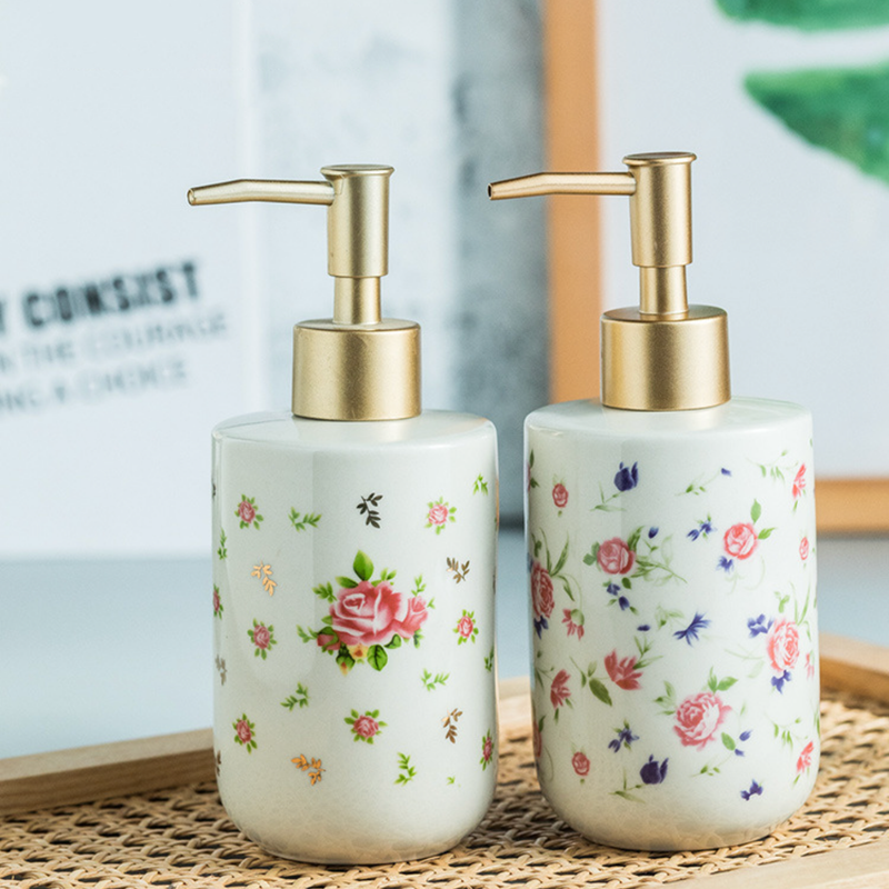 Floral Soap Dispenser