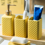 Yellow Bathroom Accessory Set