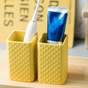 Yellow Bathroom Accessory Set