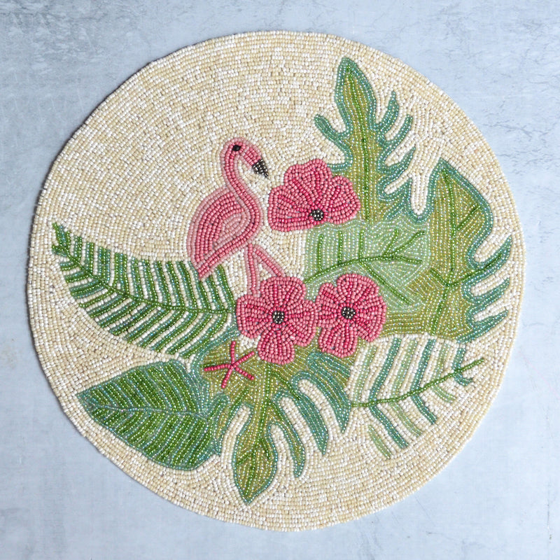 Beads Flamingo Mat
