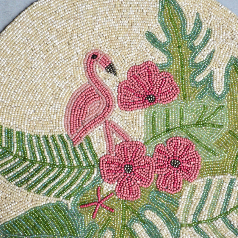 Beads Flamingo Mat