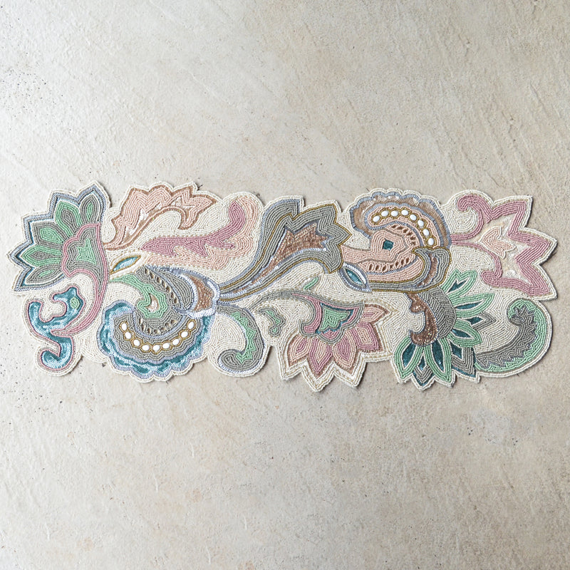 Beads Pastel Flower Runner