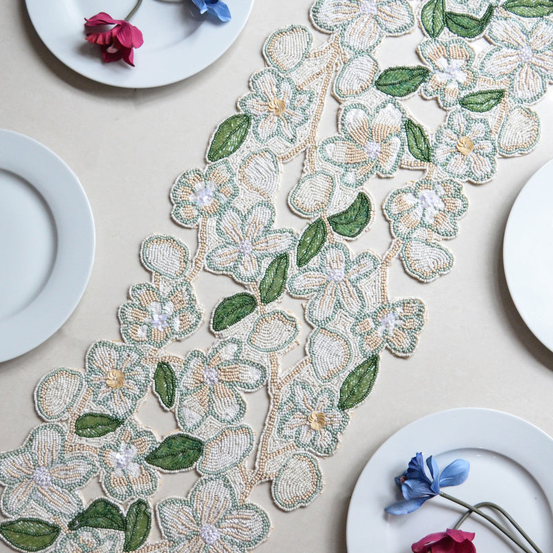 White Flower Runner