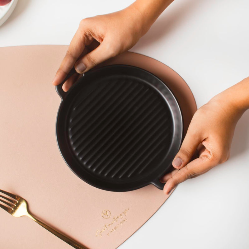 Black Oven Plate Small