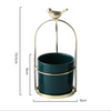 Marble Bird Planter - Flower vase for home decor, office and gifting | Home decoration items