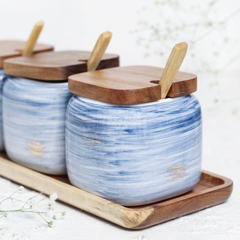 Blue Spice Jar Set - Jar