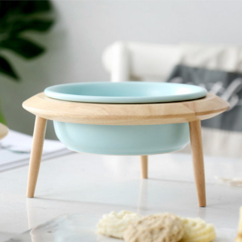 Blue Bowl with Stand - Bowl, ceramic bowl, serving bowls, noodle bowl, salad bowls, bowl for snacks, snack bowl sets | Bowls for dining table & home decor