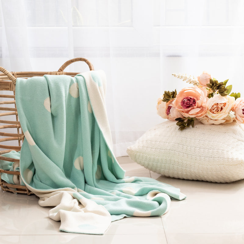 Blue Cotton Blanket