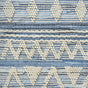 BOHO Kai Handwoven Rug - Blue & Natural