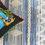 BOHO Kai Handwoven Rug - Blue & Natural