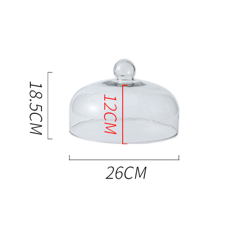 Marble Cake Plate With Cover 11.5 Inch