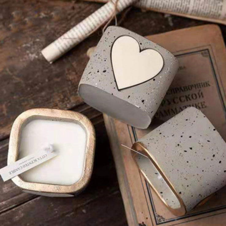 Heart Candle - Candle | Living room decor ideas