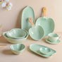 Taro Leaf 30 Piece Dinner Set For 6