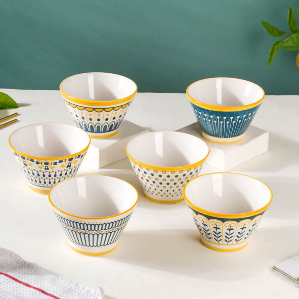 Aloha Ceramic Snack Bowl 360 ml Set Of 6