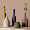 Tall Ceramic Vase Indigo - Flower vase for home decor, office and gifting | Home decoration items