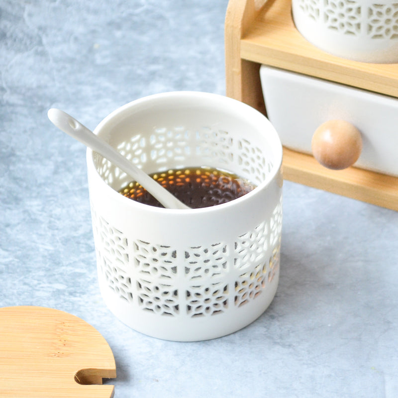 Ceramic Spice Jar Set - Jar