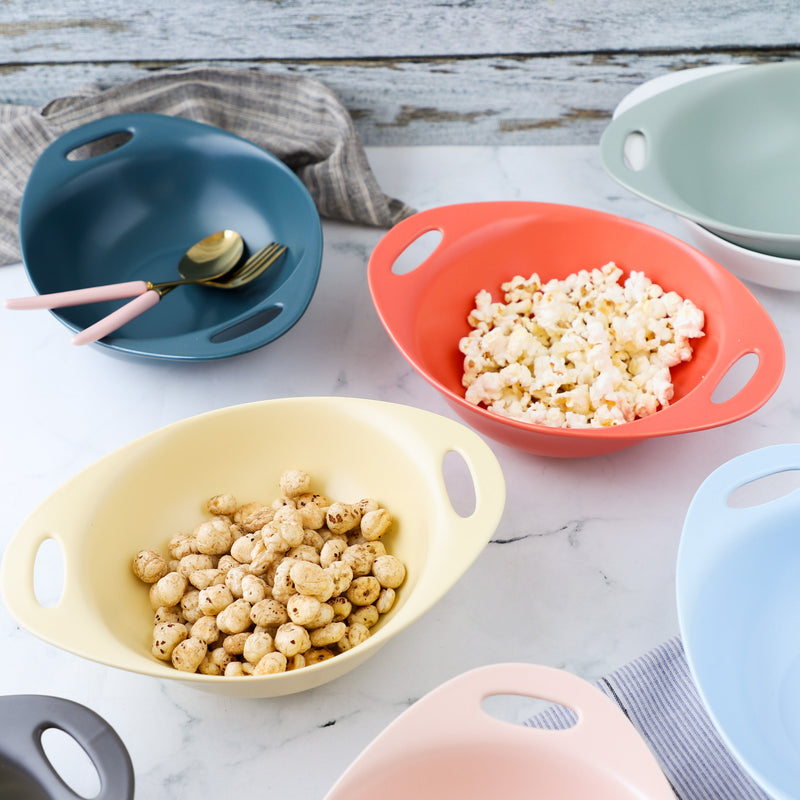 Baking Bowl With Handles Large - Bowl, ceramic bowl, serving bowls, noodle bowl, salad bowls, bowl with handle, baking bowls | Bowls for dining table & home decor