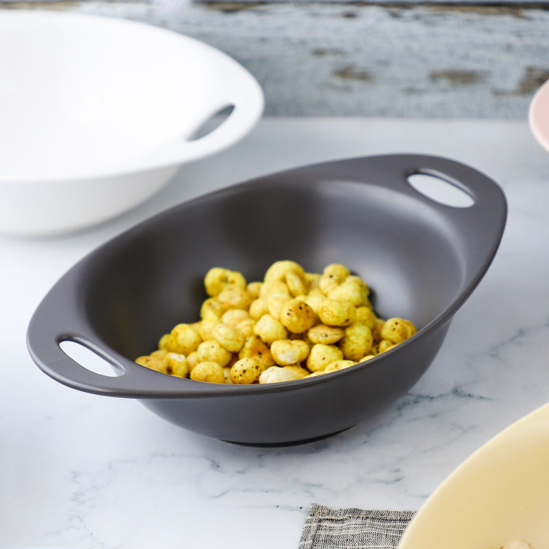 Baking Bowl With Handles Large - Bowl, ceramic bowl, serving bowls, noodle bowl, salad bowls, bowl with handle, baking bowls | Bowls for dining table & home decor