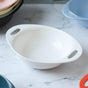 Baking Bowl With Handles Large - Bowl, ceramic bowl, serving bowls, noodle bowl, salad bowls, bowl with handle, baking bowls | Bowls for dining table & home decor