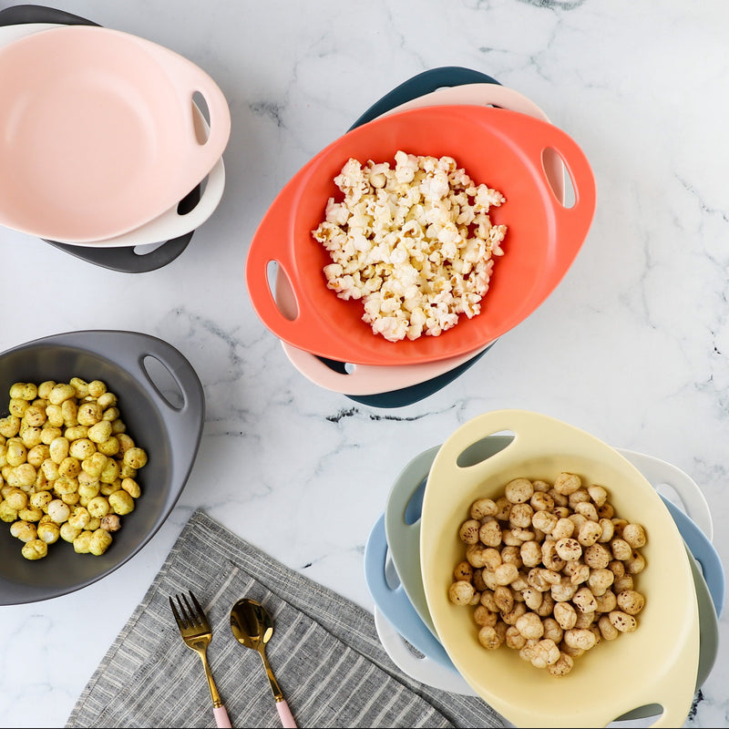 Baking Bowl With Handles Large - Bowl, ceramic bowl, serving bowls, noodle bowl, salad bowls, bowl with handle, baking bowls | Bowls for dining table & home decor