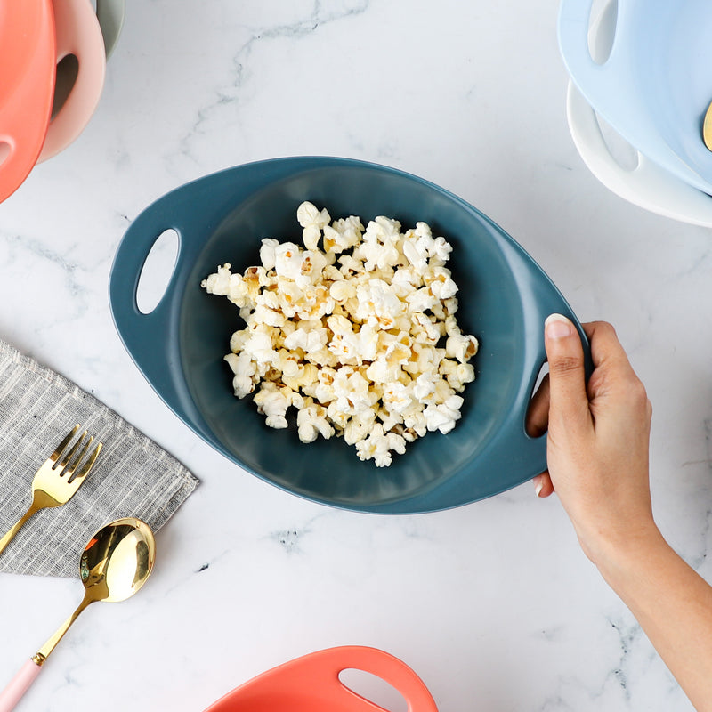 Baking Bowl With Handles Large - Bowl, ceramic bowl, serving bowls, noodle bowl, salad bowls, bowl with handle, baking bowls | Bowls for dining table & home decor