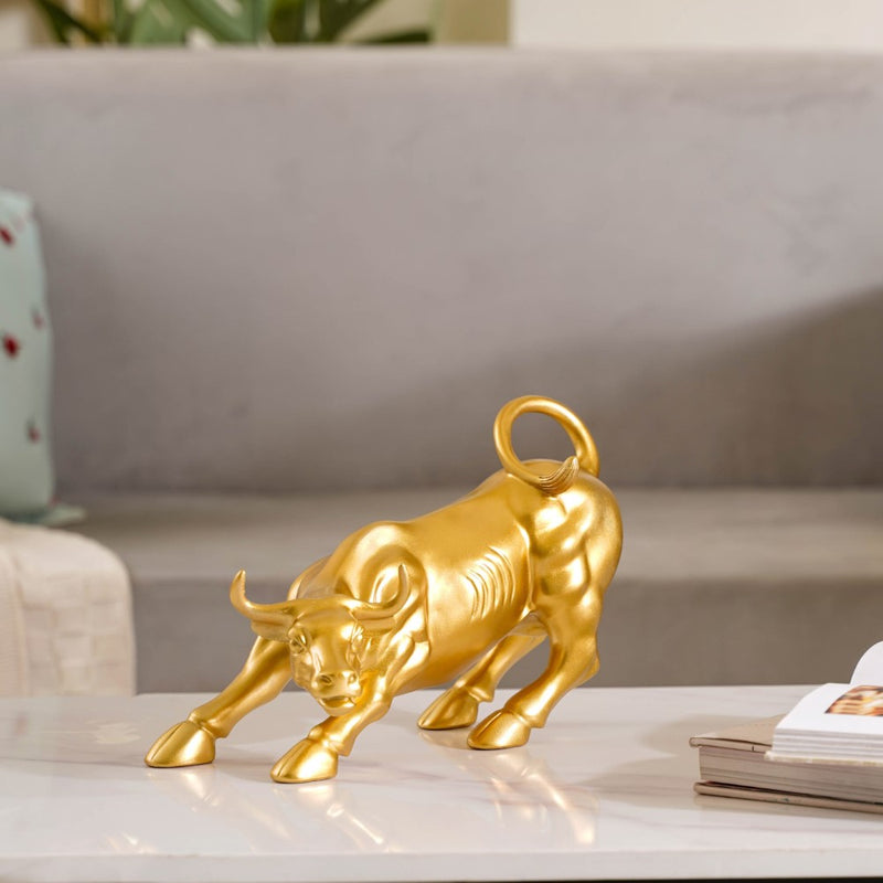 Charging Bull Statue - Showpiece | Home decor item | Room decoration item