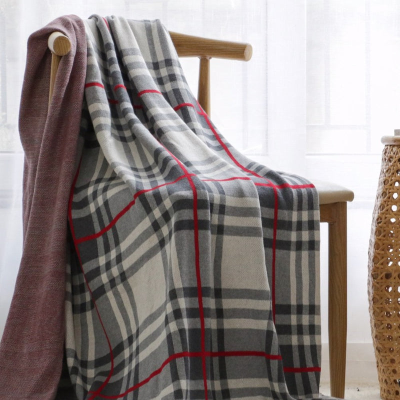 Checks Cotton Throw