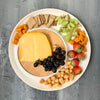 MAGNIFIQUE round wood and ceramic cheese plate board - Cheese platter, serving platter, food platters | Plates for dining & home decor