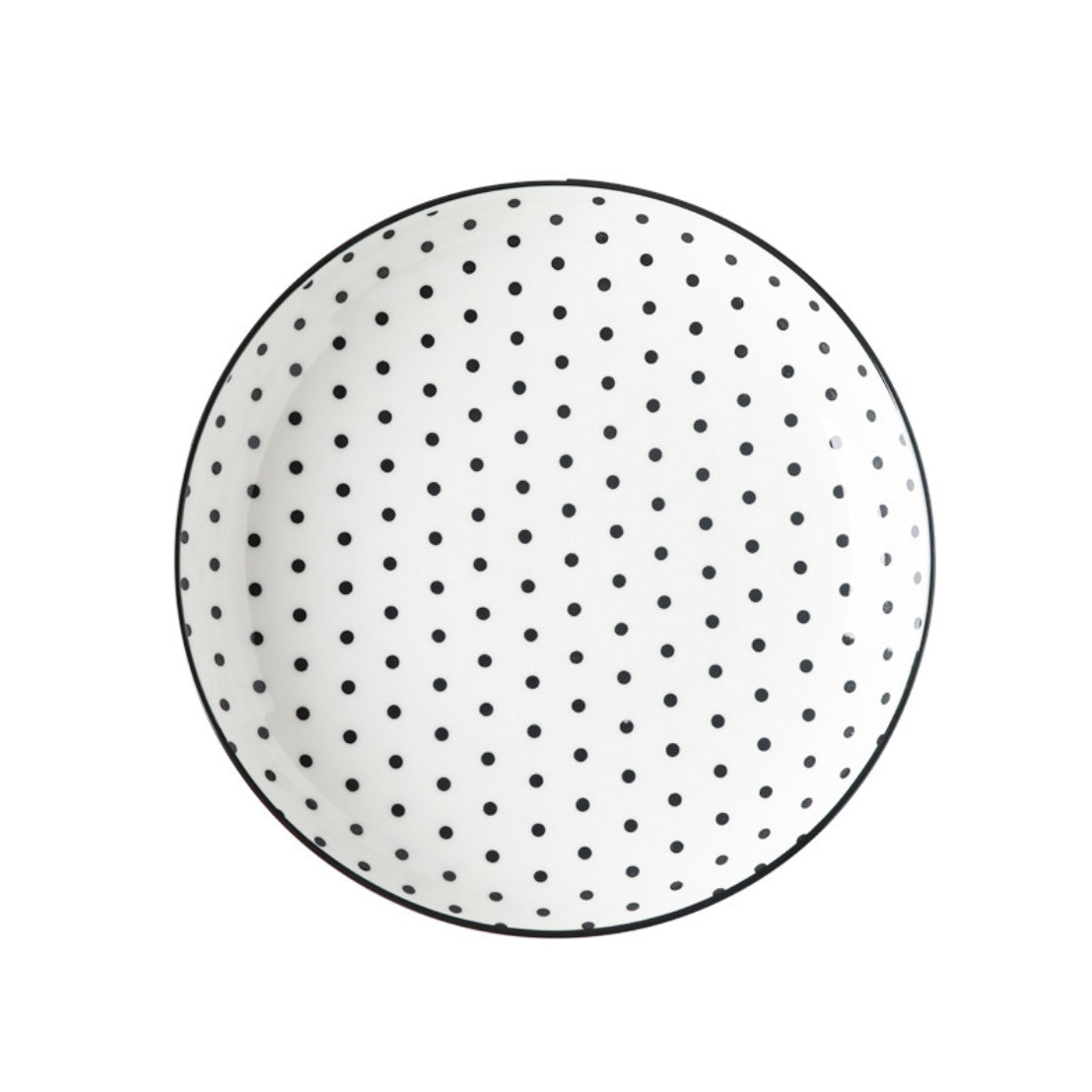 Black And White Plate