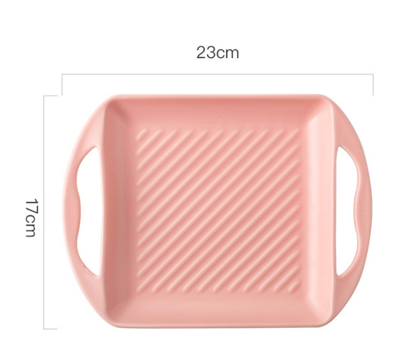 Pink Square Baking Tray Small - Baking Tray