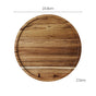 Acacia Wood Rotating Cake Stand 8 Inch