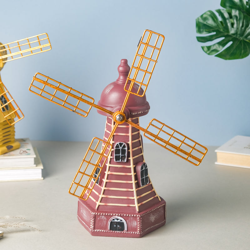 Vintage Windmill Decor - Showpiece | Home decor item | Room decoration item