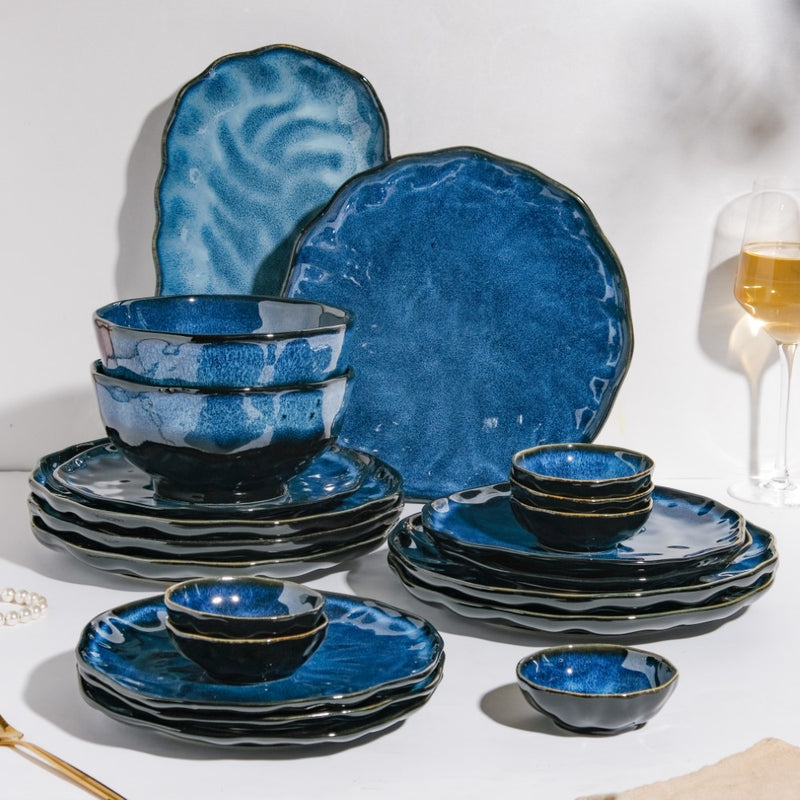 Sapphire 21 Piece Dinnerware For 6