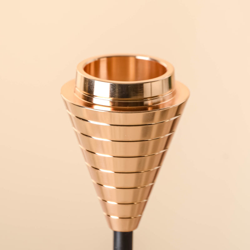 Golden Tip Candle Stand Set Of 3 - Candle stand | Room decoration ideas