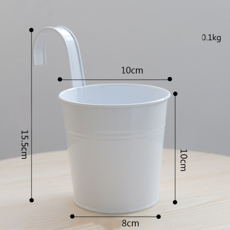 Metal Hanging Planter Basket With Handle - Plant pot and plant stands | Room decor items