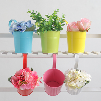 Metal Hanging Planter Basket With Handle - Plant pot and plant stands | Room decor items