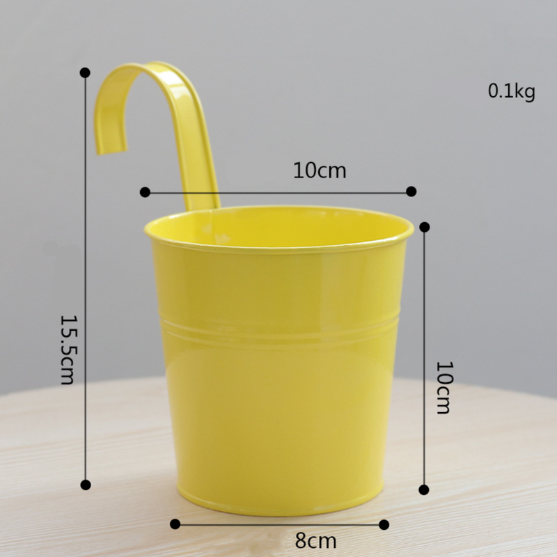 Metal Hanging Planter Basket With Handle - Plant pot and plant stands | Room decor items