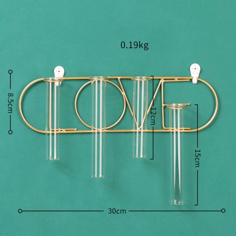 Metal Wall Planter - Flower vase for wall decoration/wall design | Living room decoration ideas