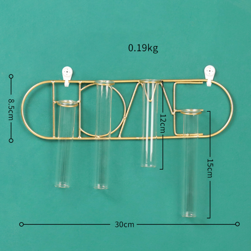 Metal Wall Planter - Flower vase for wall decoration/wall design | Living room decoration ideas