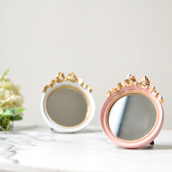 Decorative Pink Mirror - Dressing table mirror and makeup vanity mirror online | Room decor items