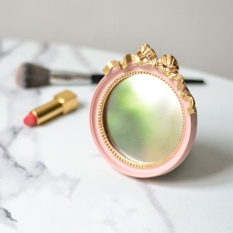 Decorative Pink Mirror - Dressing table mirror and makeup vanity mirror online | Room decor items