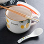 Noodle Cup With Lid - Ramen bowl, bowl with lid, white bowl, bowl with handle, large bowl, noodle bowl