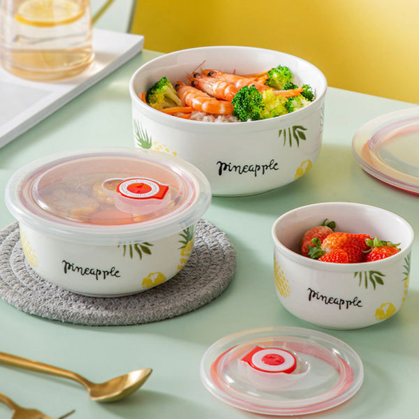 Pineapple Lunch Box Set of 3 - Lunch box