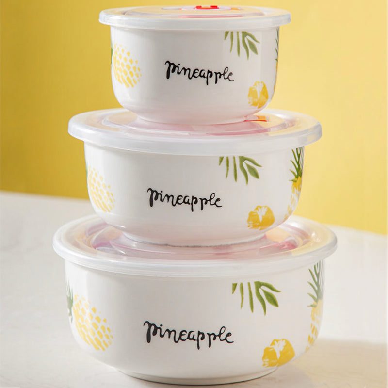 Pineapple Lunch Box Set of 3 - Lunch box
