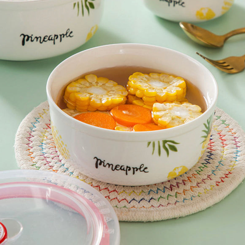 Pineapple Lunch Box Set of 3 - Lunch box