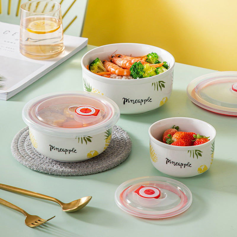 Pineapple Lunch Box Set of 3 - Lunch box