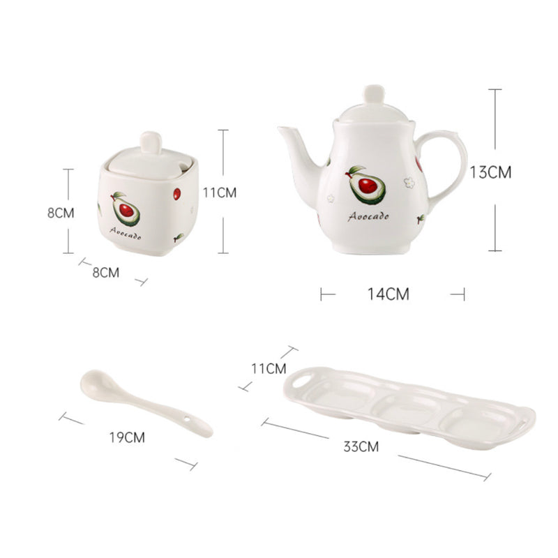 Avocado Spice Jar Set Of 3 - Jar