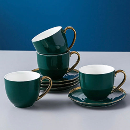 Emerald Tea Set With Stand - Tea cup set, tea set, teapot set | Tea set for Dining Table & Home Decor