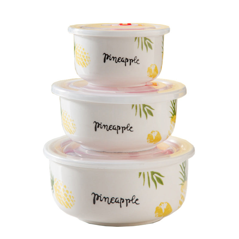 Pineapple Lunch Box Set of 3 - Lunch box
