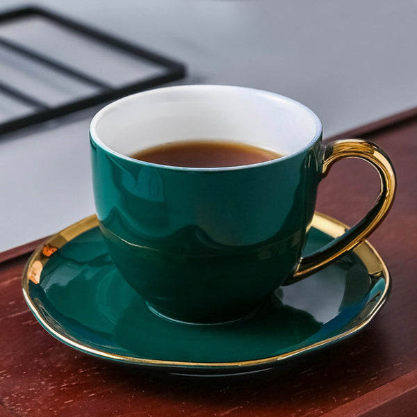 Emerald Tea Set With Stand - Tea cup set, tea set, teapot set | Tea set for Dining Table & Home Decor